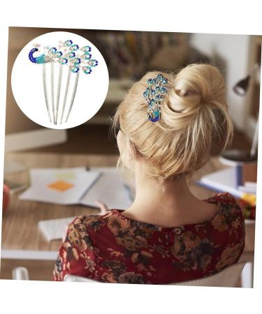 CRILSTYLEO Diamond Phoenix Hair Comb Hair Side Comb Bridal Headpiece Wedding Hair Bride Headpieces for Wedding Flower Girl Hair Accessories for Wedding Winter Party Hair Comb Rhinestones - Buy Online on GoSupps.com