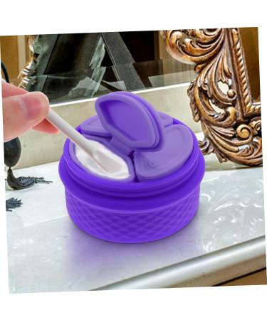Zerodeko 3 Sets Cream Box Travel Container for Cream Durable Cream Storage Jar Makeup Sample Vial Empty Sample Container Makeup Cream Jar Purple Storage Box Vacation Silica Gel Portable - Buy Online on GoSupps.com