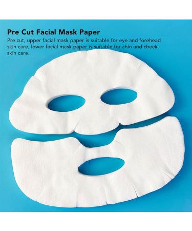 Facial Mask Paper Top Soft Bottom DIY Facial Mask Sheet for Women for Beauty Salon - Buy Online on GoSupps.com