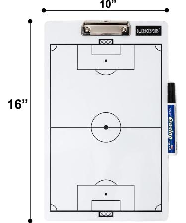 Trademark Innovations Soccer Clipboard - Erasable White Board for Coaches - Buy Online on GoSupps.com