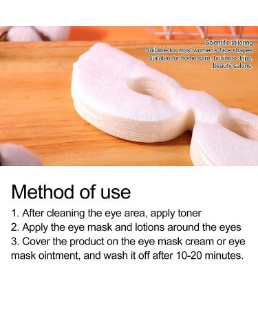 200 Pcs Disposable Ultra Thin Eye Mask Sheets for Moisturizing and Eye Care - Buy Online on GoSupps.com