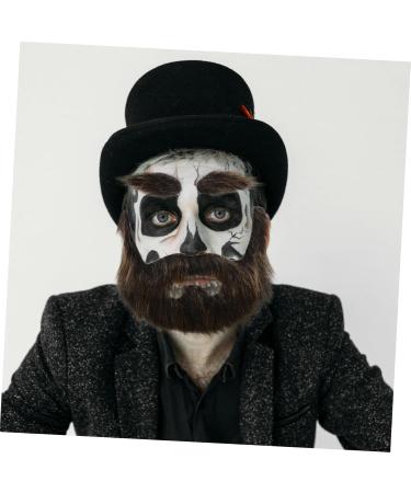 Healvian 1 Set Beard Dress up Halloween False Beards Mustache Sticker Realistic Mustache Beard Fake Plush - Buy Online on GoSupps.com