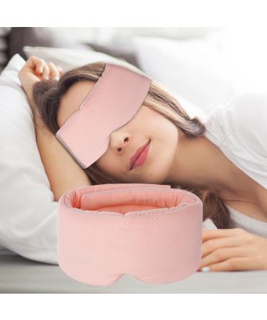 Pink Sleep Mask for Women Girl- 2.5 Ounce Modal Cotton Soft and Comfortable Fast Asleep- Eye Mask for Sleeping Nap Trip