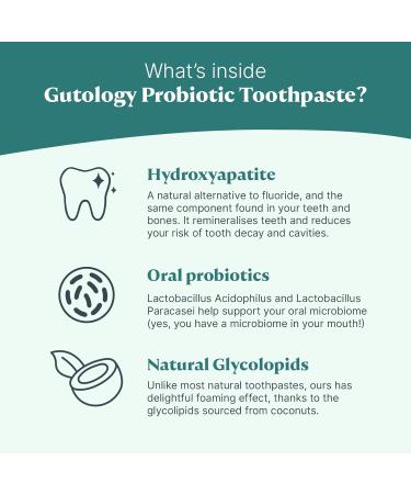 Natural Probiotic Hydroxyapatite Toothpaste | Fluoride-Free | Remineralizing for Adults & Children | Sensitive Teeth & Whitening | Wild Mint Flavor | 120ml (4.2 Oz - Buy Online on GoSupps.com