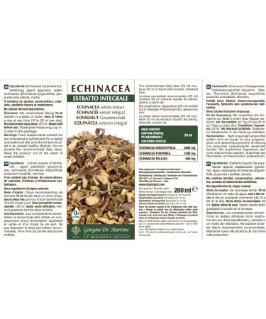 Dr. Giorgini Coneflower Complete Extract 200 Ml - Buy Online on GoSupps.com