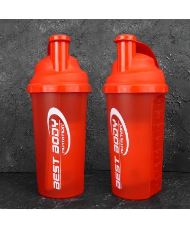 Best Body Nutrition Protein Shaker - BPA Free Red 700ml | Durable & Stylish Protein Shaker for Smoothies & Shakes - Buy Online on GoSupps.com