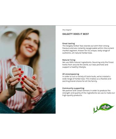 Dalgety Pure Green Herbal Tea 40g Cartons (3 Pack) 100% Natural Caffeine Free Tea (Total 54 Teabags) Delicious and Packed with Unique Health Benefits - Buy Online on GoSupps.com