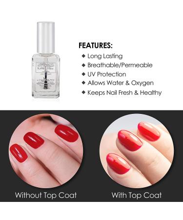 Karma Halal Certified Breathable Vegan Nail Polish - Wudu Friendly Top Coat (ANASTASIA) | Cruelty-Free & Oxygen Permeable - Buy Online on GoSupps.com