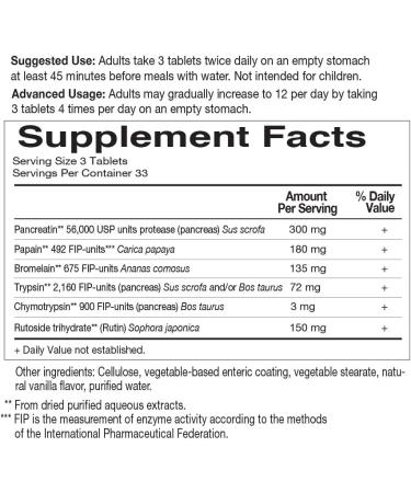 Garden of Life Wobenzym N Joint Health - 100 Enteric-Coated Tablets for Optimal Mobility - Buy Online on GoSupps.com