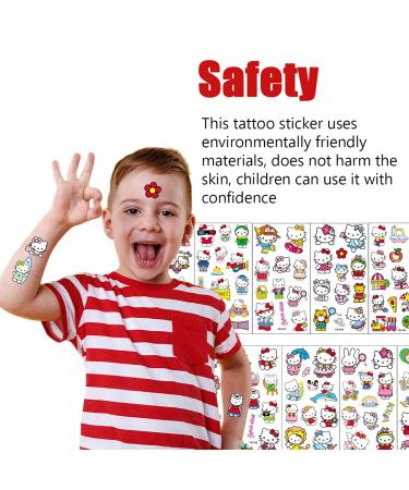 WENSHEN Cat Tattoos 100PCS - Cute Temporary Tattoos for Kids Girls Birthday Party Decorations - Buy Online on GoSupps.com