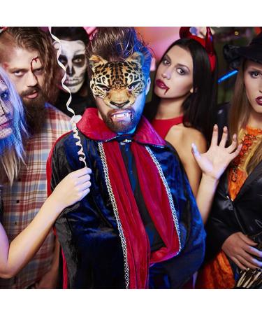 Shop Alipis Halloween Leopard 2pcs Half Masquerade Accessories - Realistic Animal Cat Costume for Carnival & Mardi Gras - Buy Online on GoSupps.com