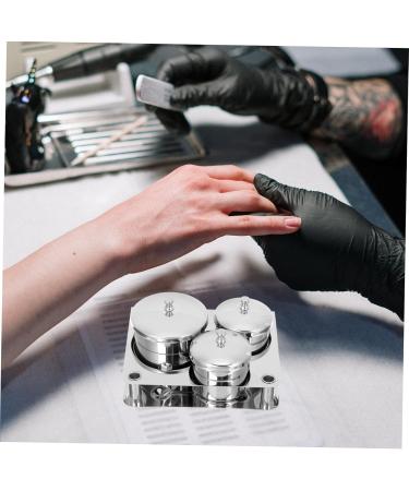 FOMIYES 3 Sets Salon Stainless Steel Nail Art Cup Nail Accessories Manicure Mixing Cup Nail Steel Bowl Mini Tools Manicure Bowl Mixing Cup Nail Liquid Cup Skin Care Pen - Buy Online on GoSupps.com