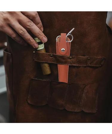 Salon Hair Scissor Bag - Scissor Sheath Pouch for Hair Salon | Portable Scissors Storage Holder Protective Safety Sheath Bag for Barber Beauty Salon Home Brown - Buy Online on GoSupps.com