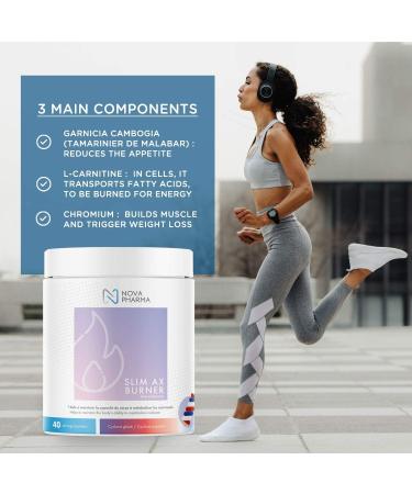 Nova Pharma Pre Workout Powder - Garcinia Cambogia - L Carnitine Supplement - Chromium Supplement - 40 Servings (Cyclone Popsicle) - Buy Online on GoSupps.com