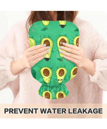 Shop Naanle Cute Slice Avocado Heat Bottle - 2L Transparent Hot Water Bottle for Pain Relief & Therapy | Ideal for Bed Hands & Feet - Buy Online on GoSupps.com