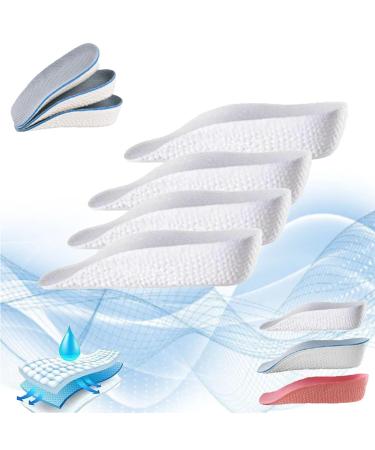 Orthopedic High Pads 1.0 Orthopedic Insoles for Arch Pain Arch Support Orthopedic Height Increase Insoles for Men&Women (White-2Pairs 1.37in/3.5cm) White-2pairs 1.37in/3.5cm