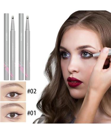 Lower Eyelashes Pencil Quick Dry Eyeliner Pencil with Double Clip Makeup Accessory for Daily Use Christmas Halloween - Buy Online on GoSupps.com