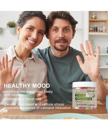 Hemp Gummies Advanced Extra Strength- High Potency Natural Hemp Oil Extract Gummy Great for Peace & Relaxation Naturals Fruit Flavors Made in USA - Buy Online on GoSupps.com