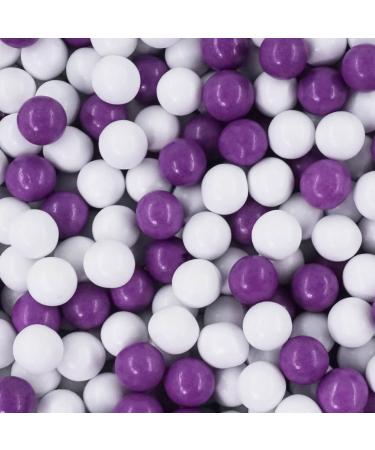 One 1kg Chocolate Balls Mix - Elegant White & Purple Guest Gifts for Baptism Communion Confirmation | Perfect Test Tube Favors Wedding Almond Alternatives - Buy Online on GoSupps.com