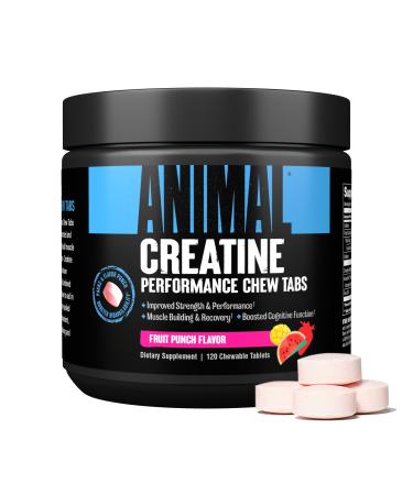 Animal Omega Omega 3 & 6 Supplement with 30 Day Pack Creatine Chews Tablets Fruit Punch