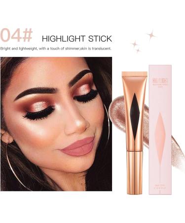 3 Pcs Liquid Contour Beauty Wand Set Highlighter Makeup Face Blusher - Long Lasting Waterproof Contour Beauty Wand with Cushion Applicator (3pcs B Set) - Buy Online on GoSupps.com