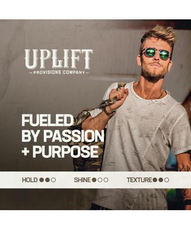 Uplift Provisions Styling Compound - Clay Pomade for Natural Matte Finish & Medium Hold - Versatile 3 oz Hair Clay for Men & Women - Buy Online on GoSupps.com