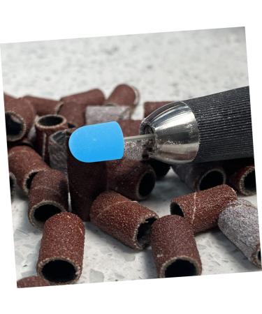 VINTORKY 1 Set Nail Color Sand Cap Power Tools Electric Nail File Nail Tools Nail Drill bit Cap Nail Polisher Sand caps Polishing Burr Caps Manicure Tool Nail Polisher Caps Grinding Head 2x1.5cm - Buy Online on GoSupps.com