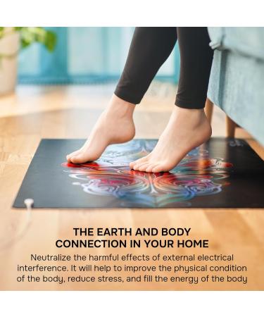 Grounding Mat for Feet - 60x80 cm | Premium Quality Grounding Mat for Enhanced Health & Wellness - International Shipping Available - Buy Online on GoSupps.com