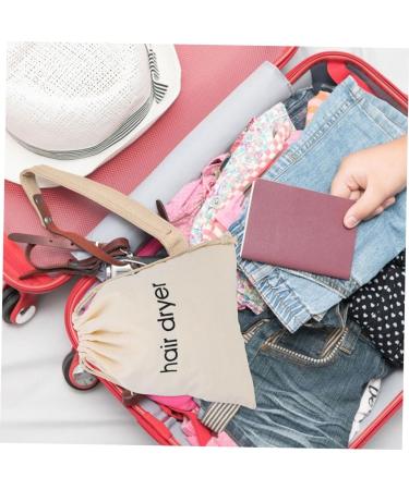 Healeved 8 Pcs Hair Dryer Storage Bag Hairdryer Storage Bag Anti-scratch Bags Travel Hairdryer Beige Fabric - Buy Online on GoSupps.com