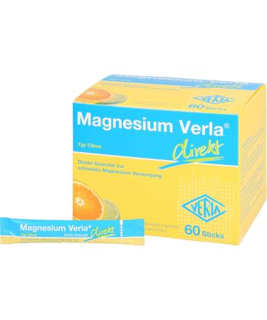 Buy Verla-Pharm Magnesium Verla Citrus Direct Granules - 60 Pieces | International Shipping Available - Buy Online on GoSupps.com
