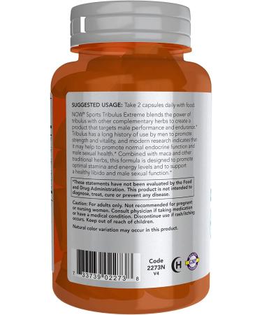 Now Foods Sports Tribulus Extreme - 90 Veg Capsules for Enhanced Performance - Buy Online on GoSupps.com