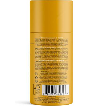  ATTITUDE Solar Stick - SPF 30 - Tropical - Buy Online on GoSupps.com