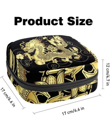 Women s Binding-Up Bag | Dragon Design Tampon Storage with Zip Pockets | Multi-Functional Menstrual Tied Bags - Buy Online on GoSupps.com