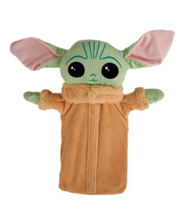 K Collection 3D Novelty Hot Water Bottle with Removable Cover - Green Alien Design - Soft Plush Cover - Premium Natural Rubber Green Alien HWB