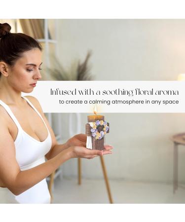 Floral Scented Christian Candle | Holy Cross Prayer & Meditation Candle | Premium Soy Wax Rituals - Buy Online on GoSupps.com