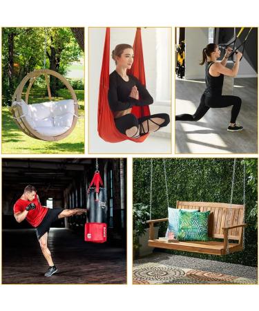 Flintronic Stainless Steel Ceiling Hook - 400kg Heavy Load Bracket for Punching Bags Hammocks and Swings - Durable Indoor & Outdoor Suspension Solution - Buy Online on GoSupps.com