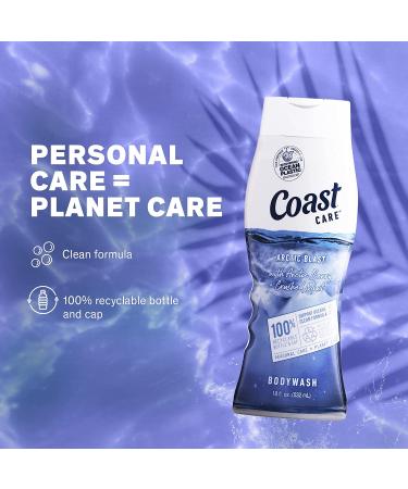 Coast CARE Arctic Blast Body Wash - 18oz (Pack of 6) | Arctic Berry & Crushed Mint - Buy Online on GoSupps.com