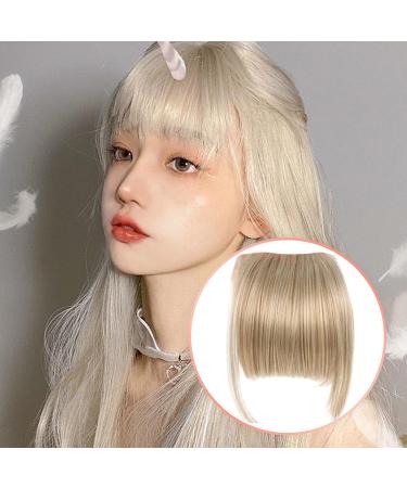 Toppu Air Bangs Hair Clip for Women | Ponytail Wig with Neat Fringe | Hand-Bound Straight Flat Clip-On Hair Extensions - Buy Online on GoSupps.com