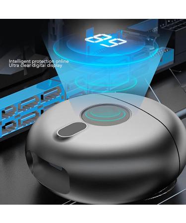 USB Rechargeable Beard Trimmer for Men - Stylish Electric Facial Trimmer (Grey) | International Shipping Available - Buy Online on GoSupps.com