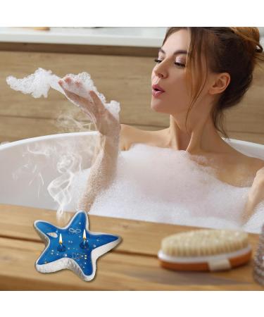 Conch Shell Candle - Natural Scented Aromatherapy for Stress Relief | Long-Lasting Sandalwood Jelly Soy Wax | Perfect Home & Bathroom Decor - Buy Online on GoSupps.com