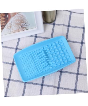 FRCOLOR 1pc Incent Waterfull Makeup Brush Cleaner Tool Bluemaan Warm Tip Blugocce Blueing Blueh Scrubber Cleaning Pad Makeup Brush Cleaner Mat Brush Washing Mat Makeup Remover Beauty Tools - Buy Online on GoSupps.com