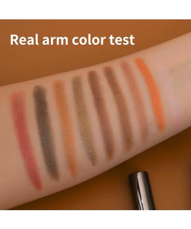 Beauty Glazed 2-in-1 Cream Eyeshadow Stick for Brightening Eyes | Matte Shimmer Cream Eyeshadow Pencil | Cruelty-Free Cosmetics - 02 Orange - Buy Online on GoSupps.com