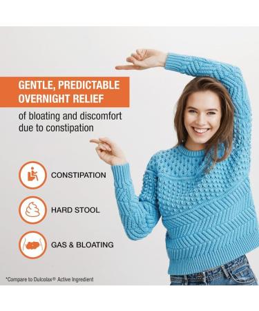 Puregen Labs Bisacodyl 5mg Tablet | 200 Count | Stimulant Laxative Gentle and Fast Overnight Relief for Constipation 1 - Buy Online on GoSupps.com