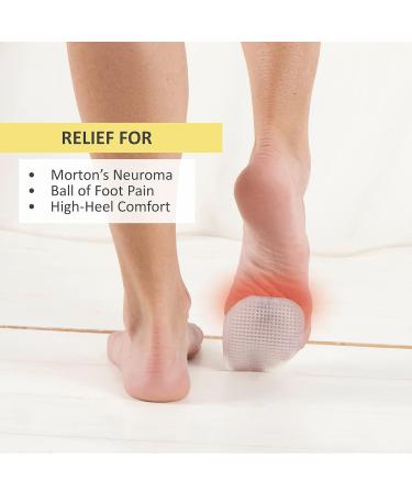 Tulis Bale Cushion - Non-Adhesive Thermoplastic Gel Shoe Inserts for Shock Absorption & Foot Pain Relief - Protect Against Blisters - 8x0.2x7 cm - Buy Online on GoSupps.com