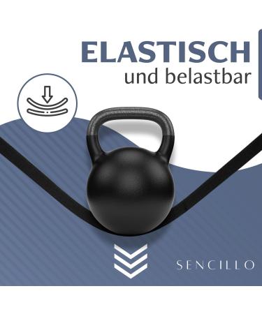 Sencillo Y-Shape Black Suspenders for Men with Carabiner - Stylish & Durable International Shipping - Buy Online on GoSupps.com