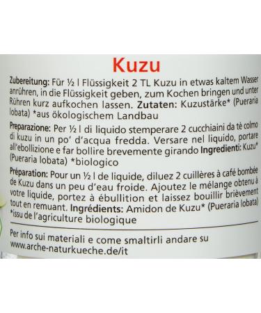 Buy Arche Bio Kuzu 125g - Premium Organic Thickener for Cooking | International Shipping Available - Buy Online on GoSupps.com