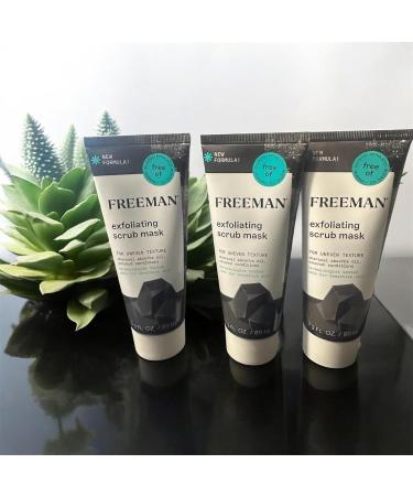 Exfoliating Scrub Mask Charcoal and Coconut 3 fl oz For Uneven Texture Sensitive Skin Set of 3 - Buy Online on GoSupps.com