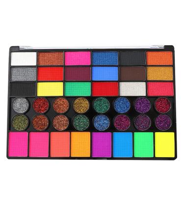 Yhsioaklo Face Makeup | Face Makeup with 42 Colors and Cream - Face and Body Paint for Men and Women for Parties Theater and Costumes