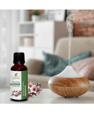 Manuka Oil (Leptospermum Scoparium) Essential Oil 100% Pure Natural Undiluted Uncut Therapeutic Grade Oil 33.81 Fl.OZ Rich spicy sweet and herbaceous 33.81 Fl Oz (Pack of 1) - Buy Online on GoSupps.com