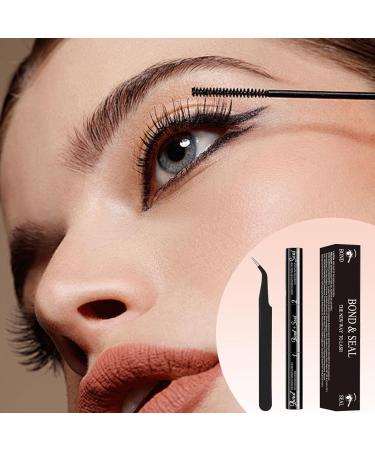 FunnAura 2 in 1 Bond and Seal Lash Glue Waterproof Cluster Lash Glue Strong Hold 72 Hours with a Tweezers - Buy Online on GoSupps.com